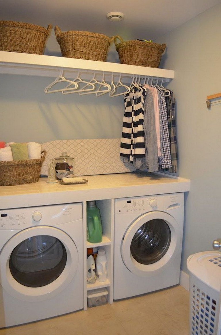 68+ Stunning DIY Laundry Room Storage Shelves Ideas Page 8 of 70