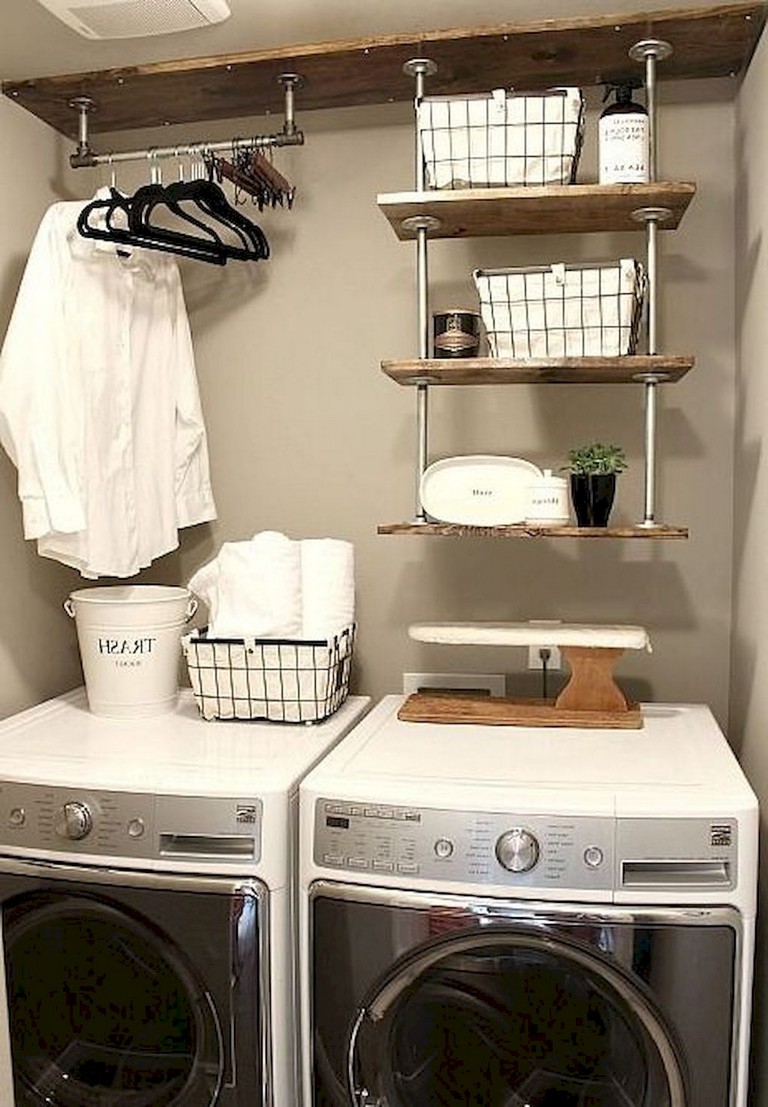 68+ Stunning DIY Laundry Room Storage Shelves Ideas Page 9 of 70