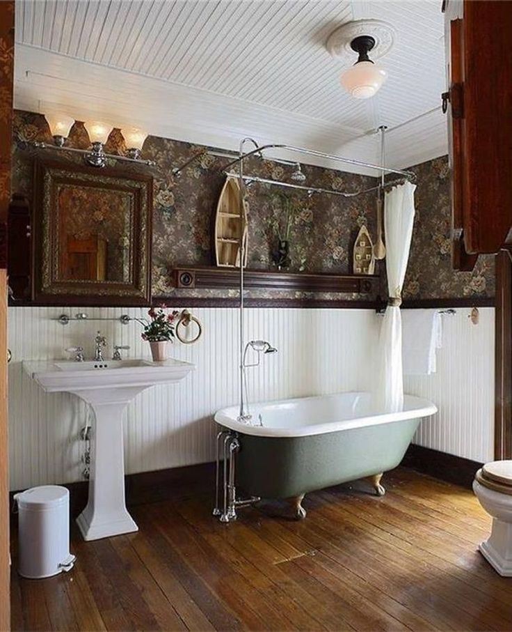 Beautiful Vintage Bathroom Decor Ideas Bathrooms remodel, Vintage