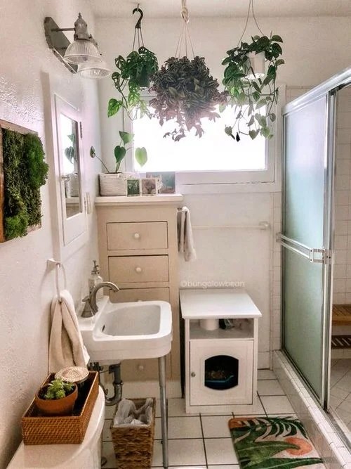 26 Genius Rental Bathroom Plant Decor Ideas Balcony Garden Web