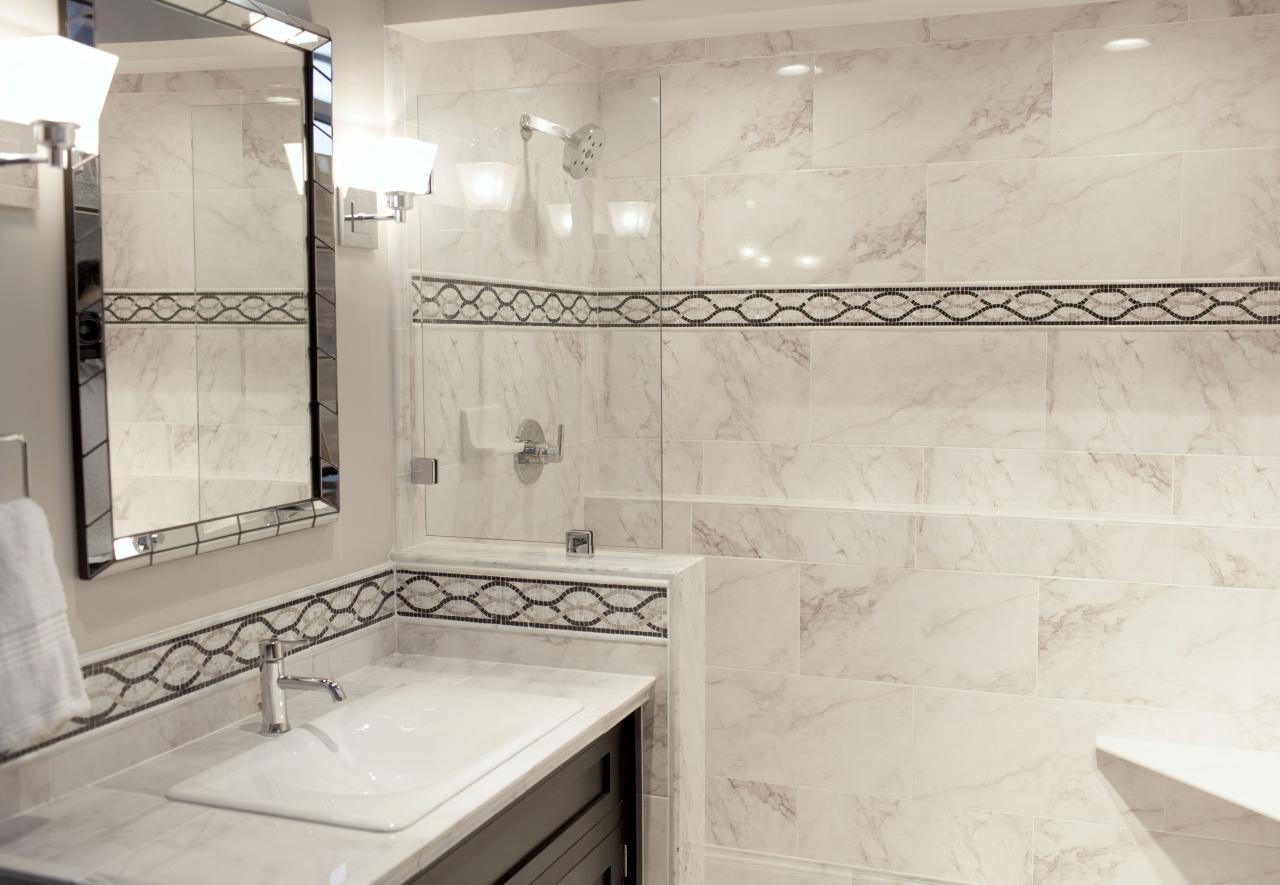 Decorative Border Tiles Bathroom