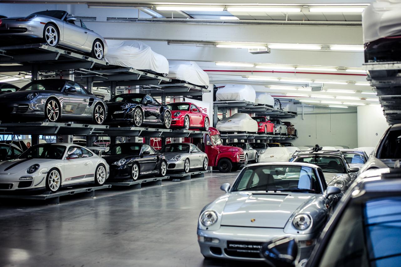 Porsche secret warehouse on Behance