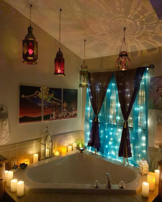 𝕂𝕖𝕝𝕤𝕖𝕪 𝕄𝕚𝕔𝕙𝕖𝕝𝕝𝕖 on Instagram “Our Aladdin master bathroom is even more