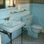 Cerulean blue bathroom. Blue bathroom tile, Bathroom renovation