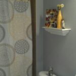 beautiful yellow and gray bathroom Today Is... we are redoing every