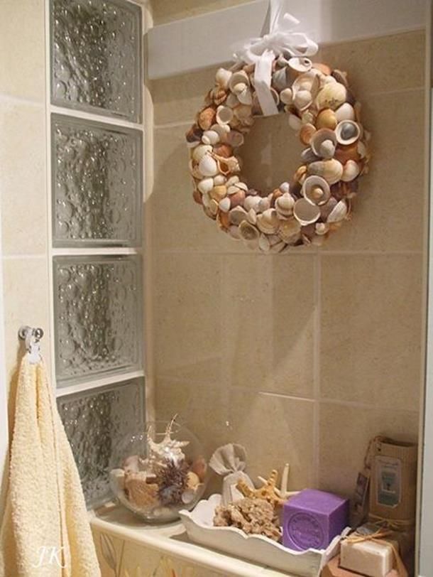 Seashore Bathroom Decorating Ideas 24 Sea shell decor, Seashell