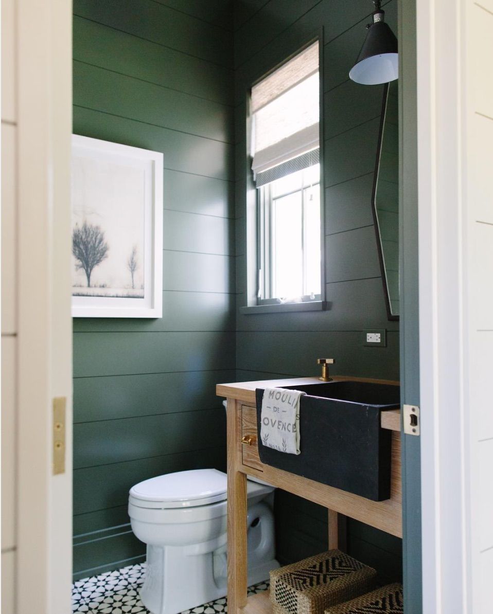 Trend for 2017 Dark Green Green bathroom paint, Green bathroom