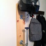 DIY Helmet Rack Ridewell Bike storage diy, Bike storage, Helmet storage