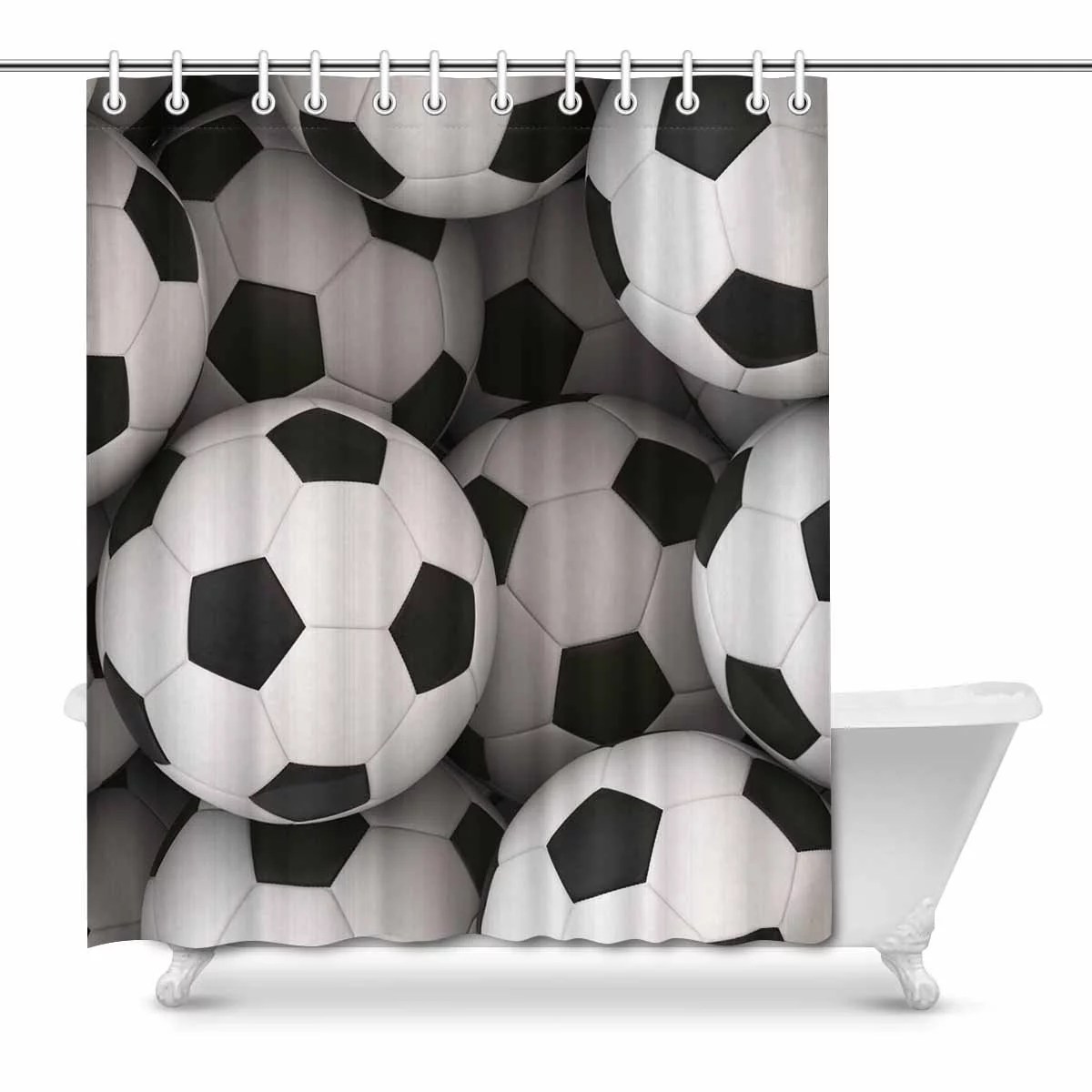 MKHERT Sports Decor Soccer Ball Home Decor Waterproof Polyester