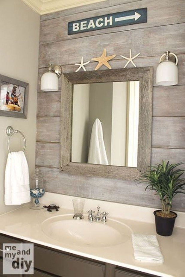 Fabulous Coastal Decor Ideas For Bathroom 01 Beach bathroom decor