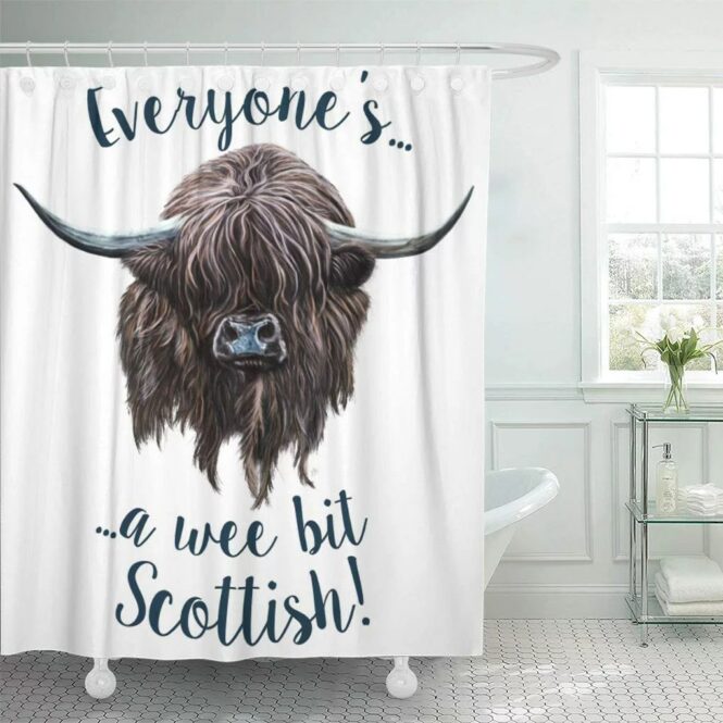 CYNLON Heilan Everyone Wee Bit Scottish Highland Cow Coo Scotland
