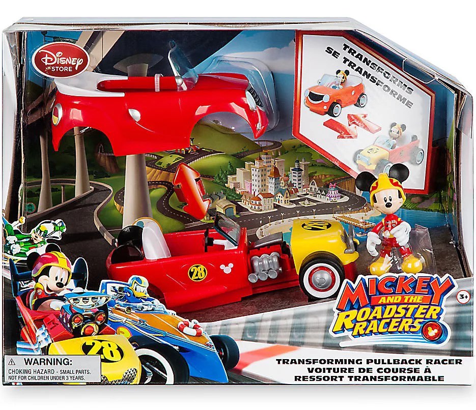 Disney Mickey & Roadster Racers Mickey Mouse Transforming Pullback