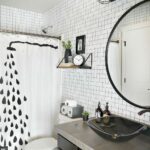 93 Cool Black And White Bathroom Design Ideas Fall bathroom decor