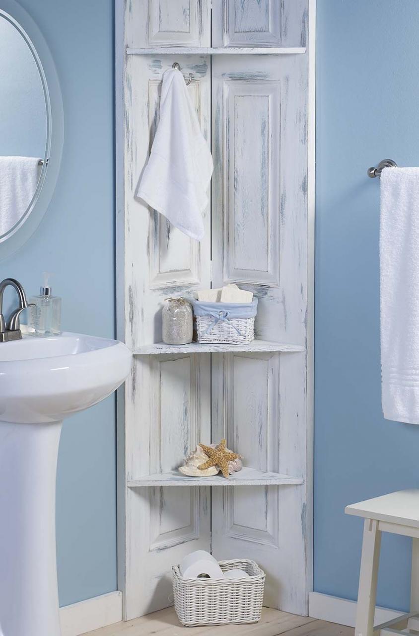 Corner Shelf Ideas For Small Bathroom Minimalist Home Design Ideas