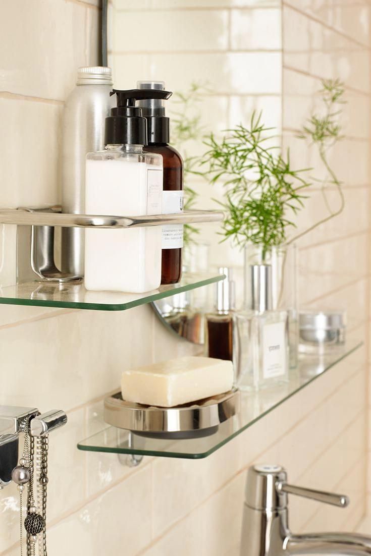 Design Ideas For Bathroom Shelves Cleo Desain