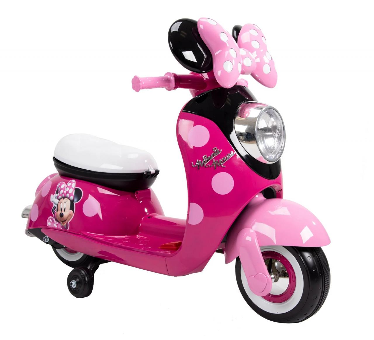 Disney Minnie Mouse 6V Euro Scooter RideOn BatteryPowered Toy by