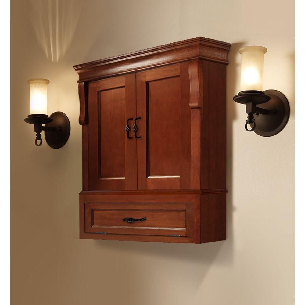Home Decorators Collection Naples 263/4 in. W Bathroom Storage Wall