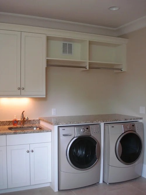 Hanging Rod Laundry Room Design Ideas, Remodels & Photos