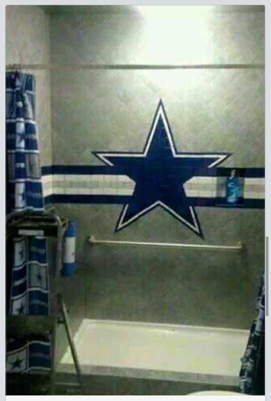 Cowboys Restroom Dallas cowboys decor, Dallas cowboys, Dallas cowboys