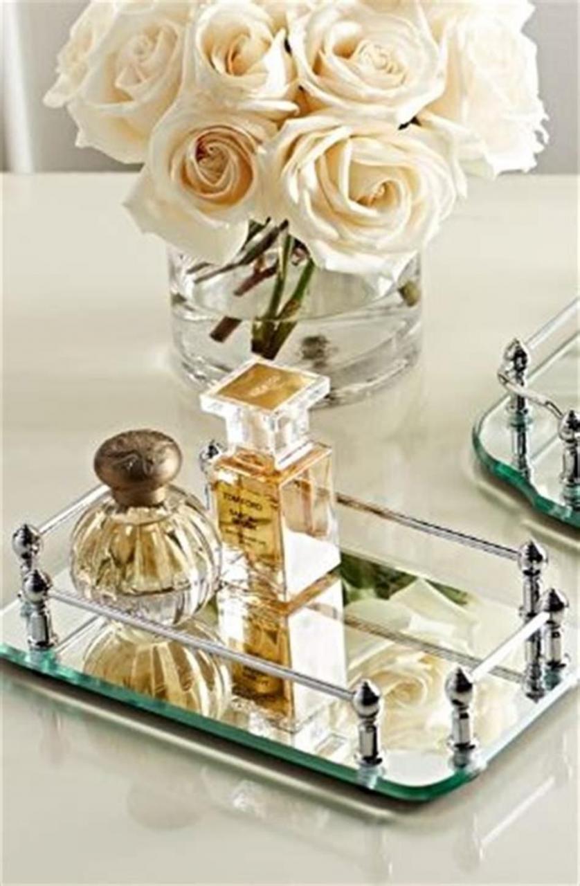 Bathroom Trays Vanity / 40 Beautiful Bathroom Vanity Tray Decor Ideas