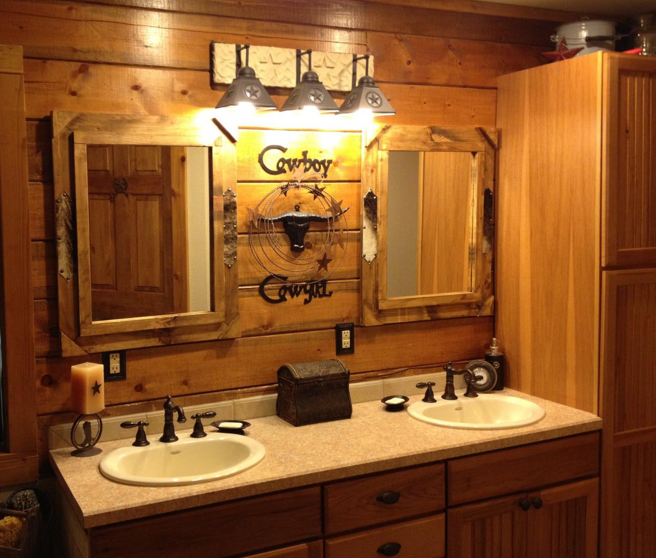 My new bathroom mirrors. Bought in Canton this weekend. Western