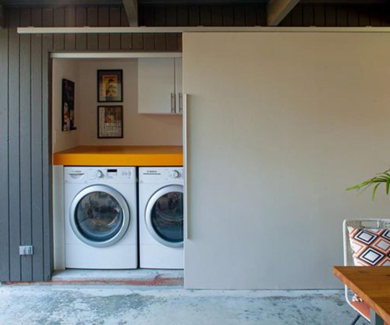 11 clever ideas for laundries Your Home and Garden Laundry cupboard