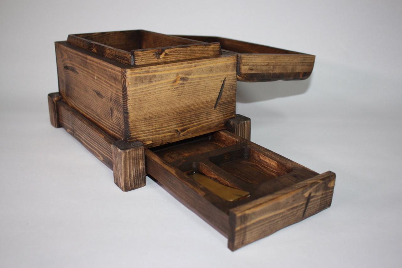 How To Secret Compartment Box II Wooden box designs, Secret