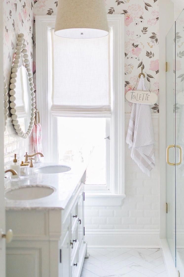 Airy, Modern, Feminine Bathroom Renovation Reveal The Leslie Style