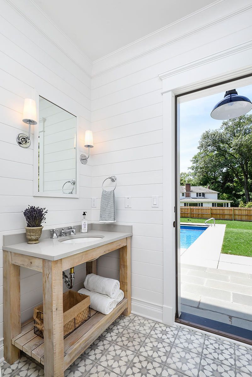 Small Pool House With Bathroom House Decor Concept Ideas