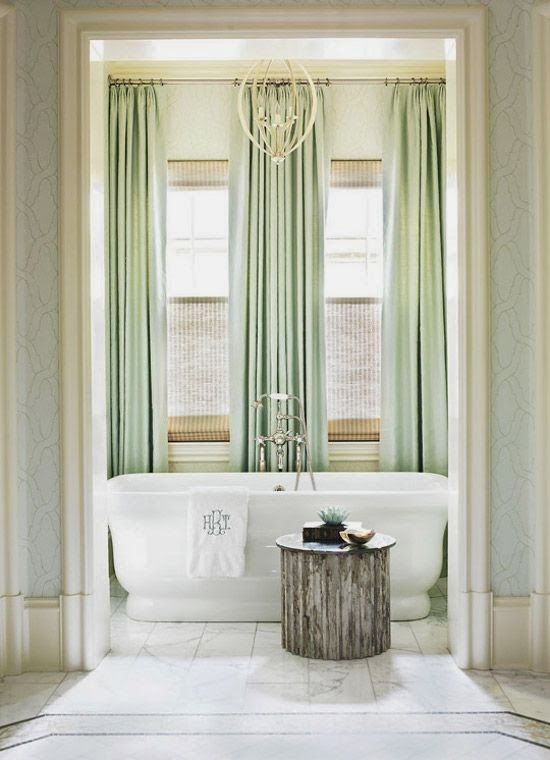 Little Luxuries Monogrammed Towels Beautiful bathrooms, Green