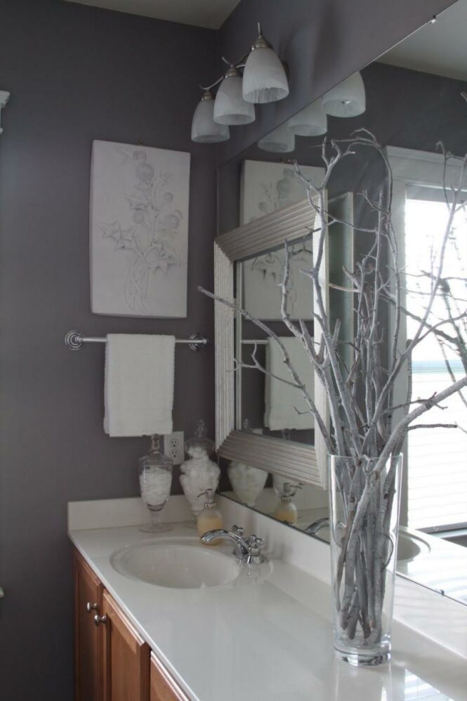 Great bath idea Restroom decor, Silver bathroom decor, Master bathroom