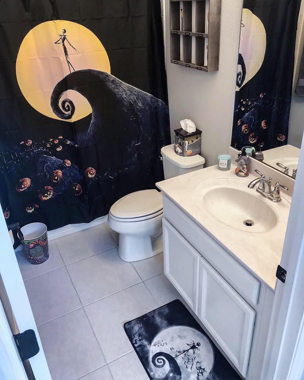 Jack Skellington Bathroom Sets / Disney Tim Burtons The Nightmare