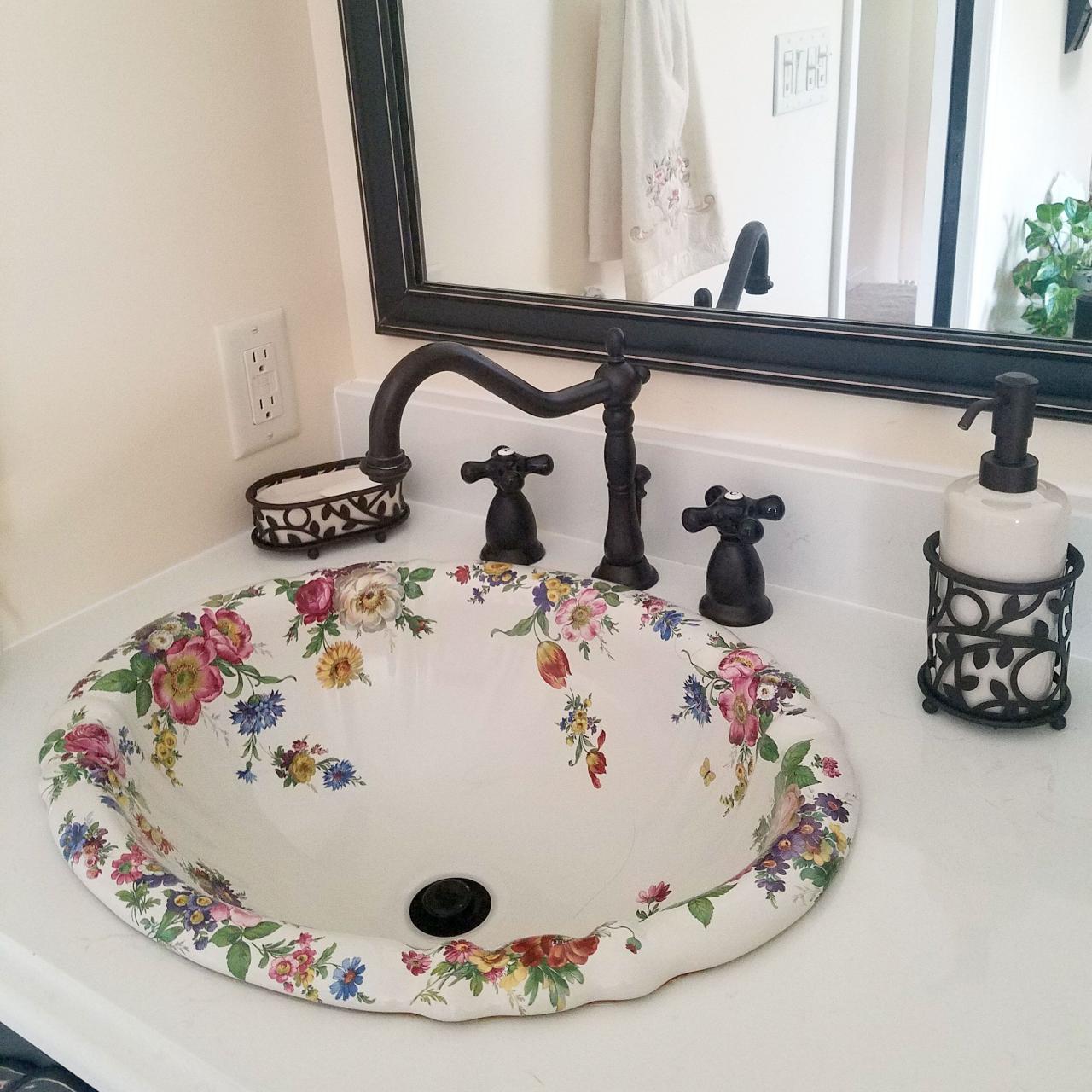 Scented Garden Fluted Dropin Sink in 2020 Small bathroom decor, Home