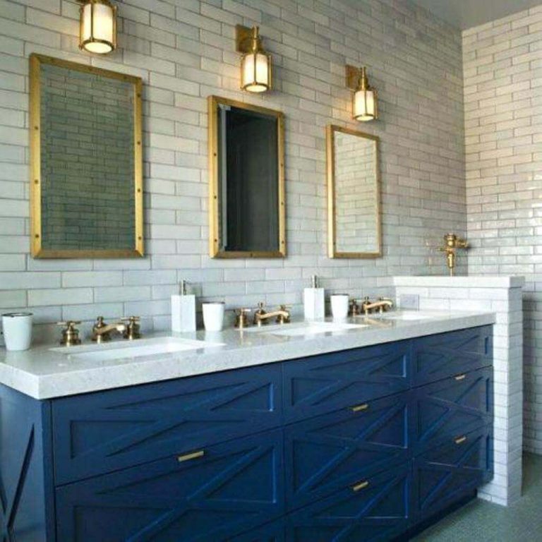 30 Most Navy Blue Bathroom Vanities You Shouldn't Miss
