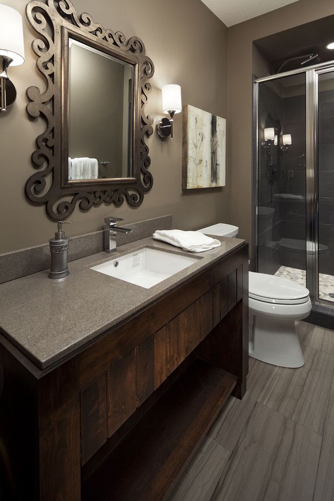 Pin by Crystal Lue on Home Decor Brown bathroom decor, Brown bathroom