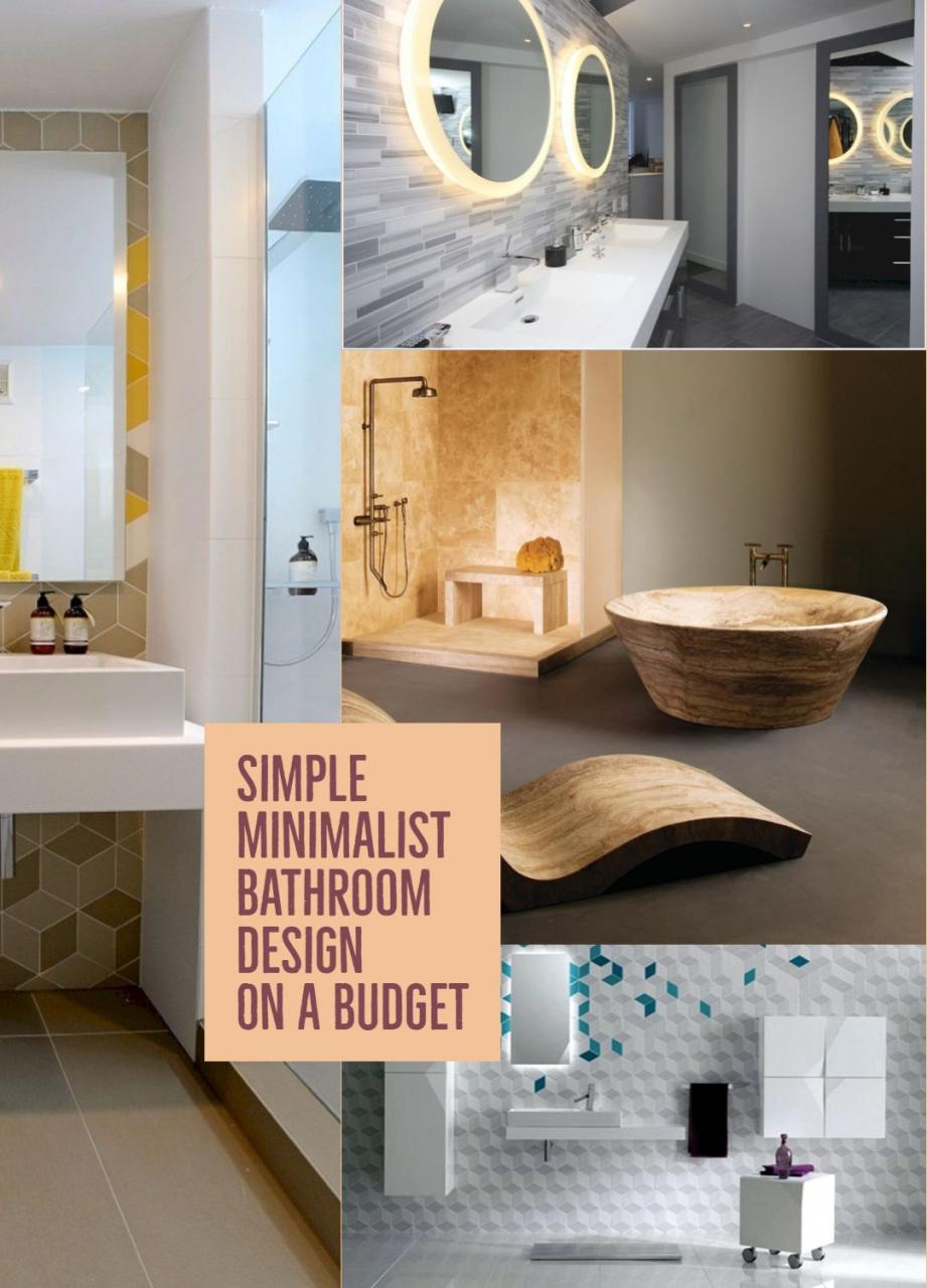 Cool 14 Simple Minimalist Bathroom Design On a Budget https//decoredo