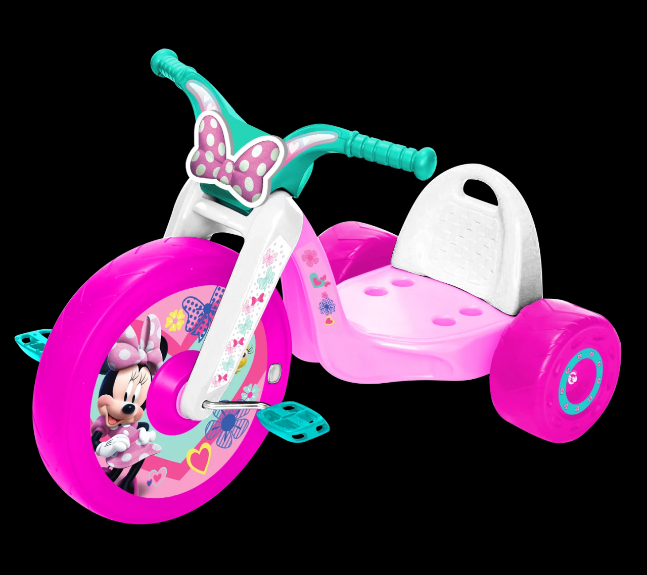 Minnie Mouse 15 inch Fly Wheels Rideon Trike with Light on Wheel
