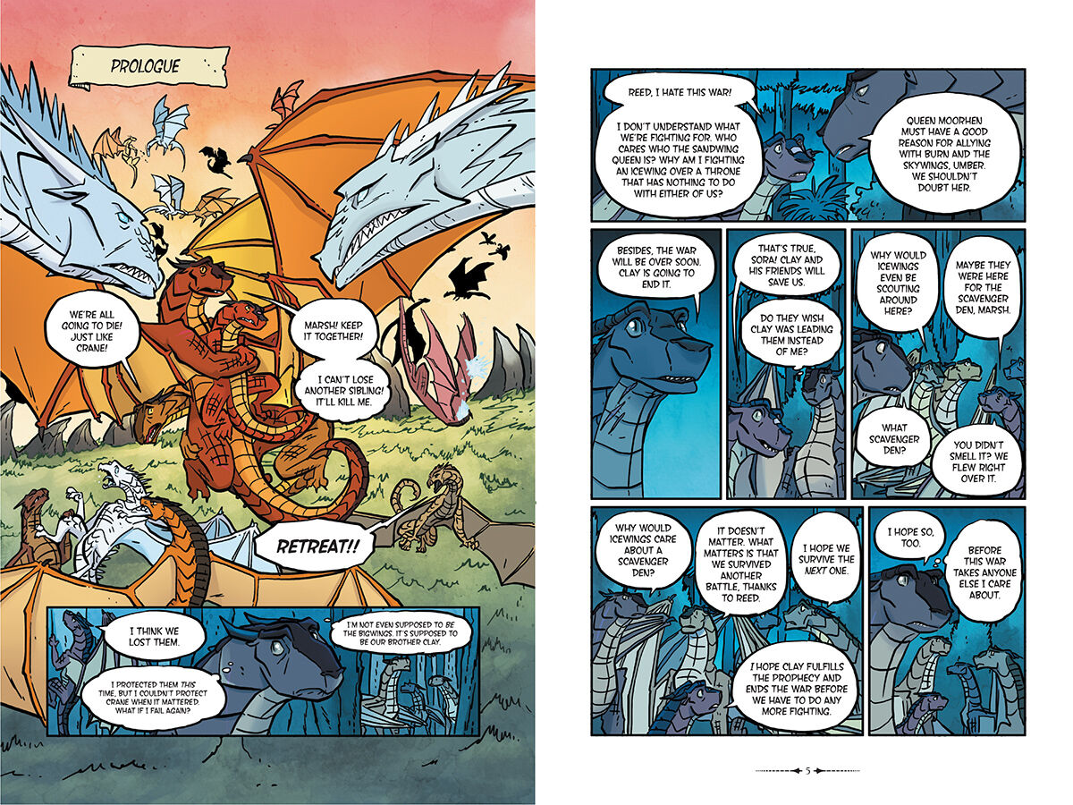 Wings of Fire The Graphic Novel Book Four The Dark Secret