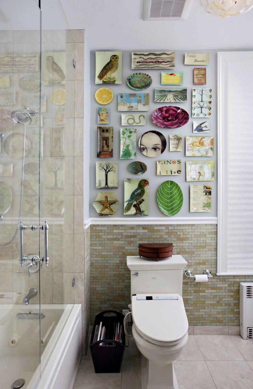 Decorating your Bathroom Walls 15 Wall Art Ideas that Wow! Very Small