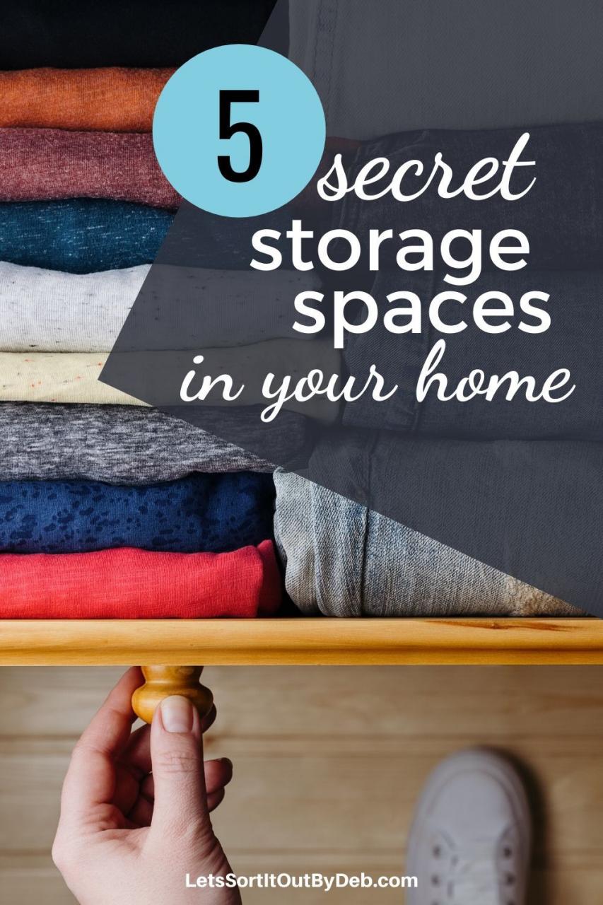 Need more space in your house? Check out these 5 secret storage spaces