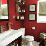 24 New Red and White Bathroom Decor in 2020 Bathroom red, Black