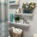 8+ Bathroom Floating Shelves Design to Save Room Bathroom decor