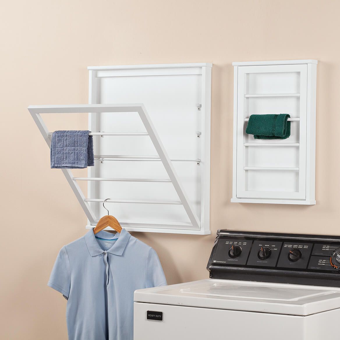 WallMounted Laundry Drying Rack Space Saving Design Durable