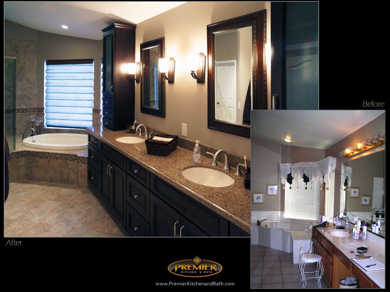 Before & After Premier Kitchen and Bath. Quality remodeling