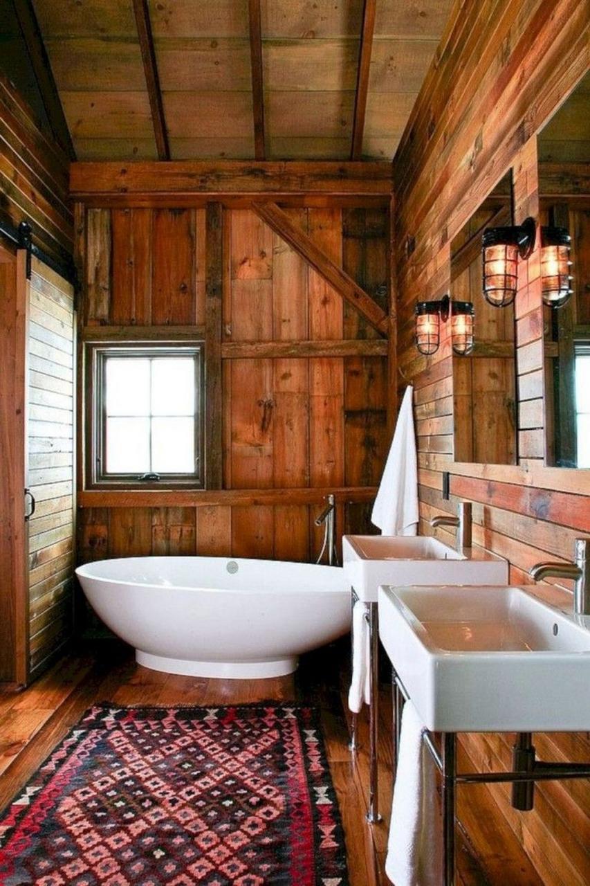 Amazing Rustic Barn Bathroom Decor Ideas 08 MAGZHOUSE