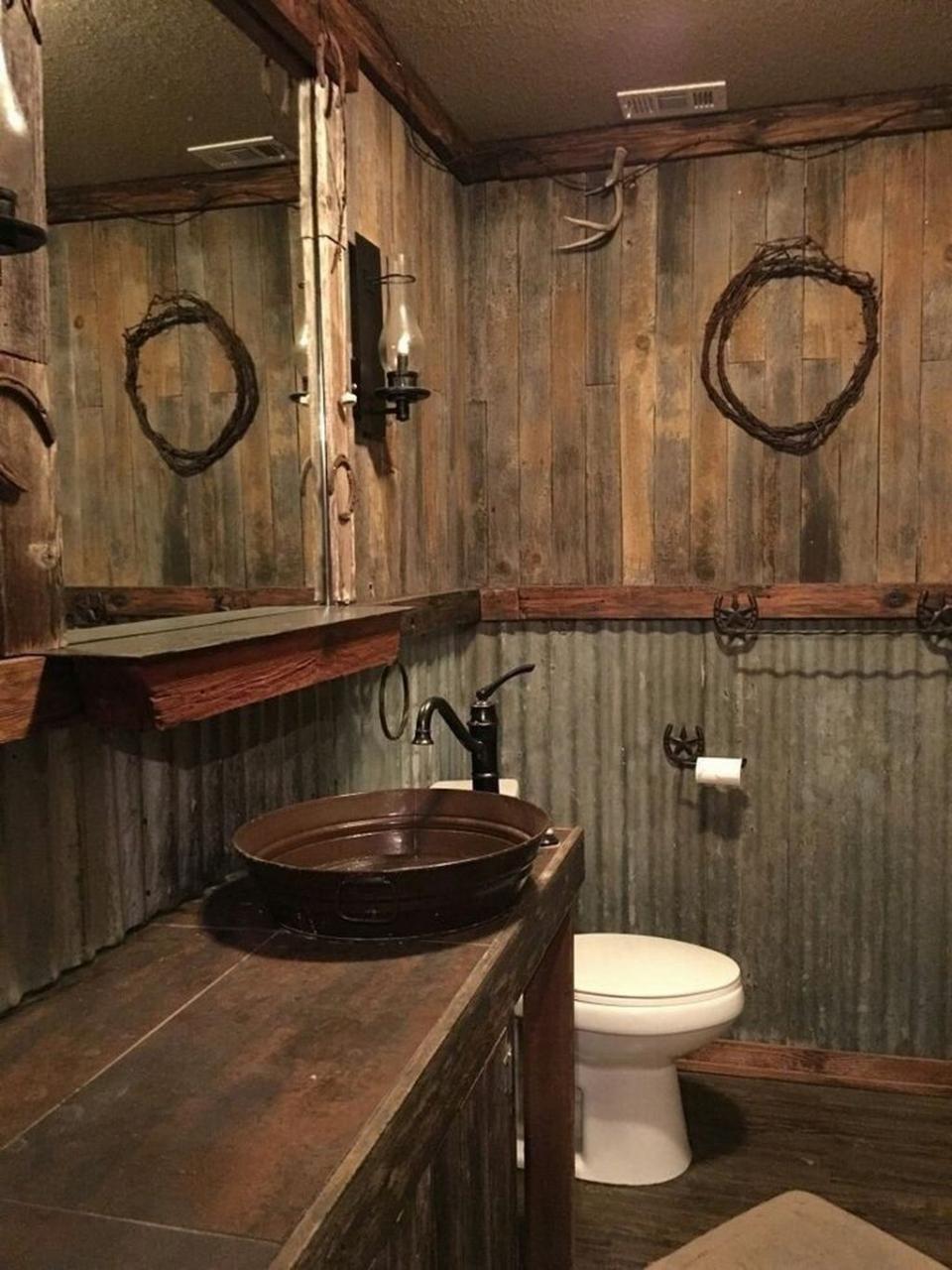 37 Amazing Rustic Barn Bathroom Decor Ideas MAGZHOUSE