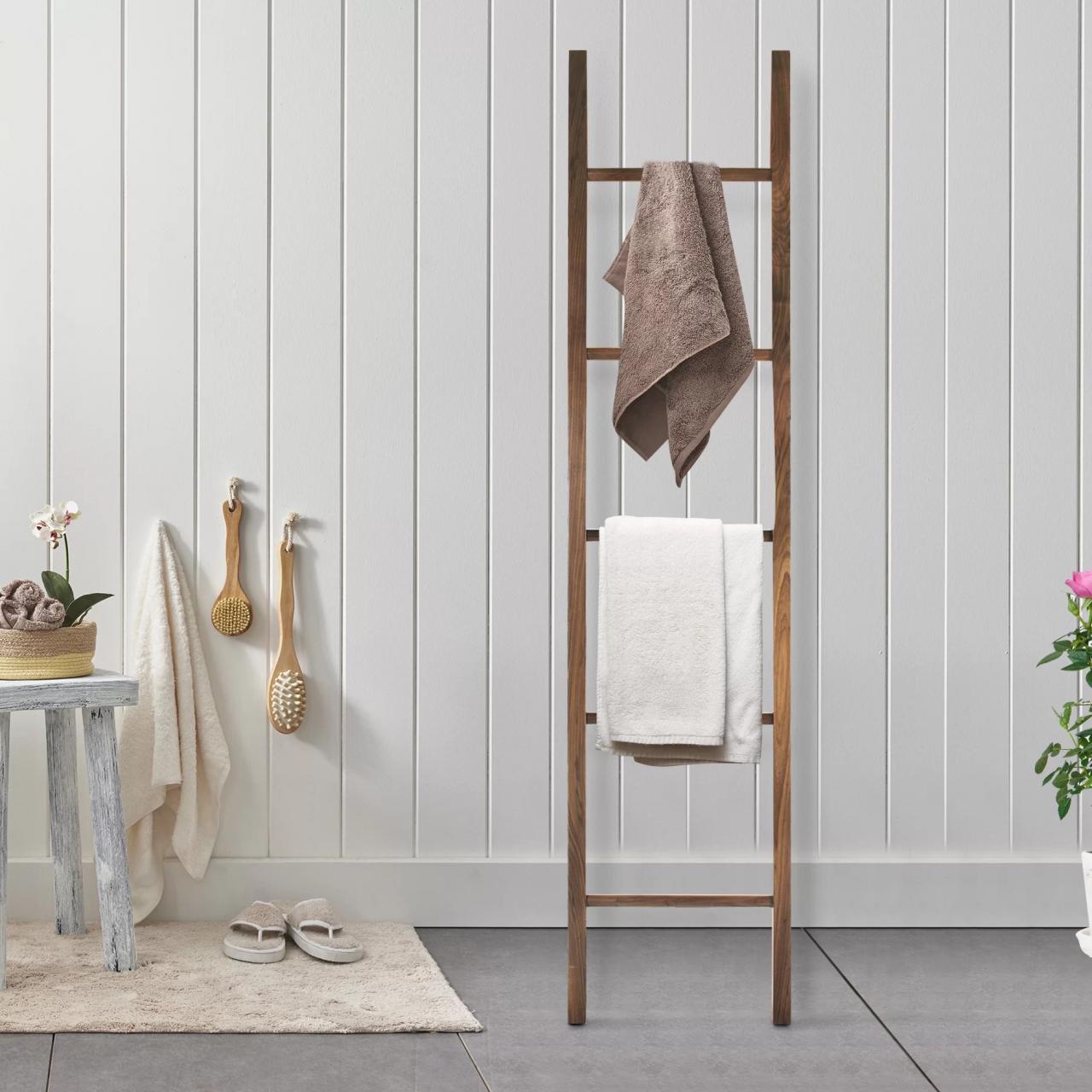 American Trail Decorative Ladder Free Standing Towel Rack & Reviews