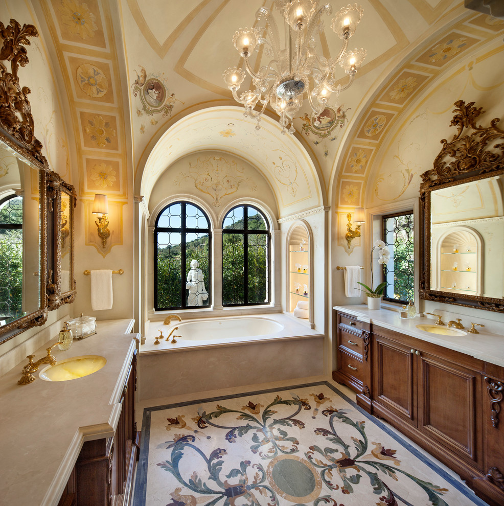 25 Inspirational Mediterranean Bathroom Design Ideas