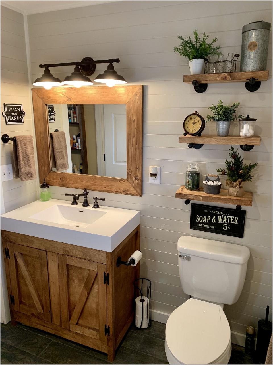 Bathroom Small Rustic Storage Solutions 20+ Ideas For 2019