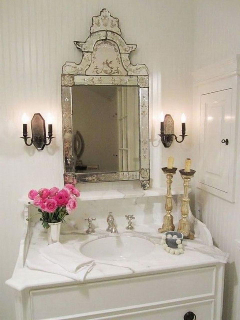 Beautiful Romantic Bathroom Decorations 11 SWEETYHOMEE